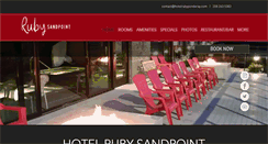 Desktop Screenshot of hotelrubyponderay.com
