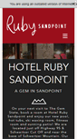 Mobile Screenshot of hotelrubyponderay.com